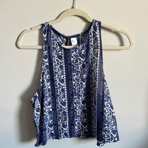 Cropped, pattern tank